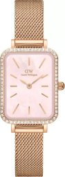 ZEGAREK DAMSKI DANIEL WELLINGTON Quadro Lumine Bezel Melrose Pink DW00100669 + BOX (zw519j)