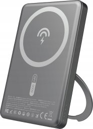 Powerbank Dudao K28S 20W PD 5000mAh z MagSafe i podstawką - szary
