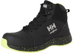 Shoes HELLY HANSEN Barcode MXR Mid S3S, black/yellow 39