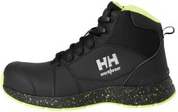 Shoes HELLY HANSEN Barcode MXR Mid S3S, black/yellow 44