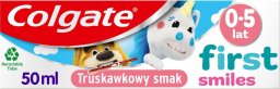Colgate Kids Pasta do zębów dla dzieci 0-5 First Smiles - Smak Truskawkowy 50ml