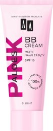 AA Aloes Pink BB Krem Multinawilżający SPF 15 30ml Light (01)