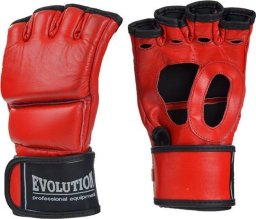 Rękawice do walk MMA skóra Evolution RM-12 czerwone XL