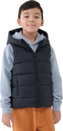 Kamizelka dla chłopca 4F M169 czarna 4FJWSS25TVJAM169 20S 140cm