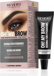 Revers Oh! my brow henna Kremowa do brwi-grafitowa
