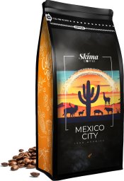 Kawa ziarnista 1kg MEXICO CITY 100% ARABICA Świeżo Palona do ekspresu + GRATIS