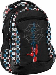 SPIDER-MAN CZARNY PLECAK MŁODZIEŻOWY SZKOLNY PASO BEUNIQ 4 KOMOROWY MARVEL
