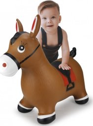 Jamara Hopping animal horse brown with pump zabawka dmuchana