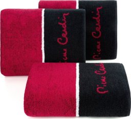 Ręcznik bawełniany z kolekcji Pierre Cardin 50X90 czerwony