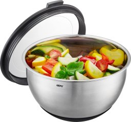 GEFU Muovo Misa metalowa z pokrywką 20cm 2,5 litra
