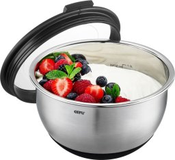 GEFU Muovo Misa metalowa z pokrywką 16cm 1 litr