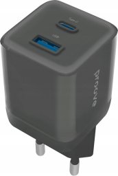 PROOVE Inteligentne Gniazdko Sieciowe Wtyczka 30W USB-A + USB-C QC3.0 PD3.0 PROOVE / WCPU30111201 / Czarny