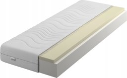 Materac piankowy Comfort + Visco 140x200 16cm | Pianka VISCO | Dwustronny H2/H3 | Pikowany pokrowiec |