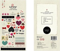 Naklejki ozdobne Miłość Serca