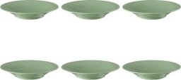 Zestaw 6 talerzy porcelanowych do zupy 22.5 cm eukaliptusowy - Seltmann Weiden