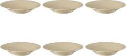 Zestaw 6 talerzy porcelanowych do zupy 22.5 cm beżowy - Seltmann Weiden
