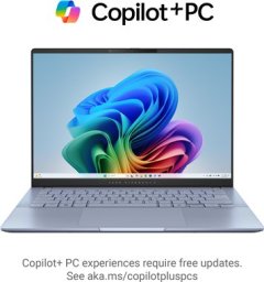 Asus Vivobook S 14 S5406SA-QD004W | Mist Blue | 14 " | OLED | WUXGA | 1920 x 1200 pixels | Glossy | Intel Core Ultra 5 | 226V | 16 GB | LPDDR5X | Solid-state drive capacity 512 GB | Intel Arc Graphics | Windows 11 Home | 802.11be | Bluetooth version 5.4 |