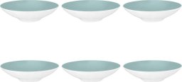 Komplet 6 talerzy porcelanowych do zupy 23 cm miętowy - Seltmann Weiden