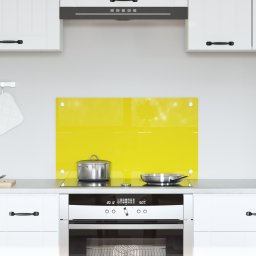 vidaXL Żółta Płytka Kuchenna Szkło Hartowane 70 x 40 x 0.6 cm Trwała