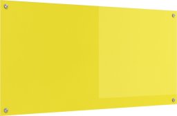 vidaXL Backsplash do kuchni Żółty Akryl 120 x 60 cm Trwały