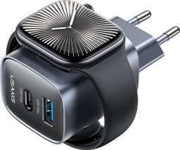 Ładowarka Usams Ładowarka sieciowa USAMS CC293 T67 20W iWatch 1xUSB-C 1xUSB-A tarnish