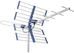 Antena VHF/UHF Telkom-Telmor W19 Silver 5G, karton