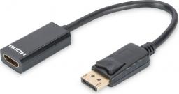 Adapter AV Digitus DisplayPort - HDMI czarny (DB-340400-001-S)