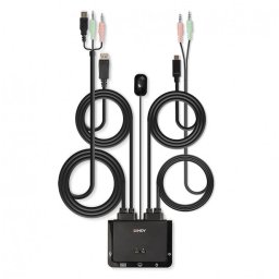 Switch Lindy 2-Port DP 1.2 USB-C KVM