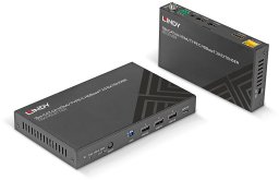 KVM Lindy Cat.6-C and USB 3.0 Switch 70m