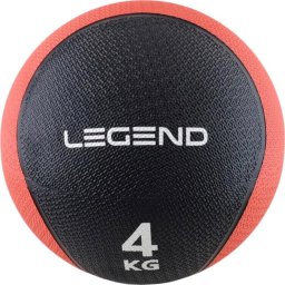 Piłka lekarska Legend Cellular 4kg czarno-czerwona