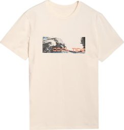 Koszulka męska 4F M2030 złamana biel 4FWSS25TTSHM2030 11S XL