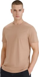 Koszulka męska 4F M2074 beżowa 4FWSS25TTSHM2074 83S XL