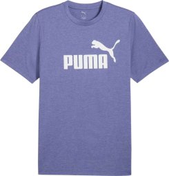 Koszulka męska Puma Ess No.1 Logo Heathear Tee fioletowa 682551 46 L