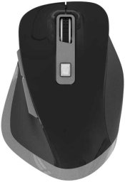 OMEGA MOUSE MYSZ BEZPRZEWODOWA WIRELESS RECHARGEABLE USB-C BLACK GREY [46045]