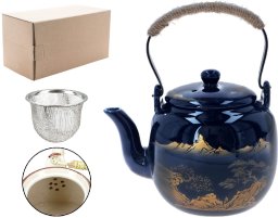 Czajnik ceramiczny z zaparzaczem