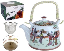 Czajnik ceramiczny z zaparzaczem