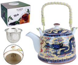 Czajnik ceramiczny z zaparzaczem