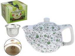 Czajnik ceramiczny z zaparzaczem