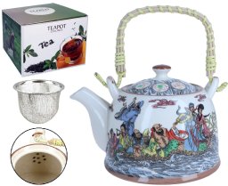 Czajnik ceramiczny z zaparzaczem