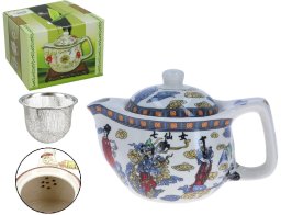 Czajnik ceramiczny z zaparzaczem