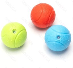 Piłeczka 6cm zabawka dla psa z piszczkiem odporna na gryzienie