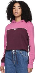 Bluza damska Fila Laagna różowo-bordowa FAW0907 43200 XL