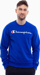 Bluza męska Champion Crewneck Sweatshirt niebieska 220254 BS008 S