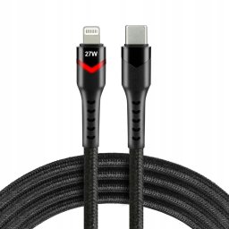 Kabel USB Usams USB-C - Lightning 1 m Czarny (CBB-1CIR)