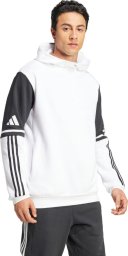 Bluza męska adidas Squadra 25 Sweat Hoody biało-czarna JD2976 L