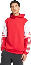 Bluza męska adidas Squadra 25 Sweat Hoody czerwona JD2973 S