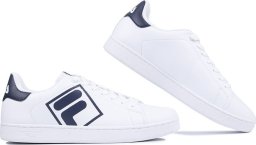 Buty męskie Fila Courtbay Logo biało-granatowe FFM0364 13037 41