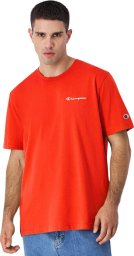 Koszulka męska Champion SS Tee pomarańczowa 220264 OS014 2XL