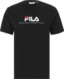 Koszulka męska Fila Bedburg czarna FAU0147 80010 S
