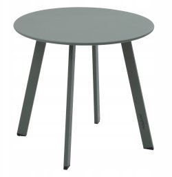 Okrągły stolik ogrodowy SAONA, metalowy, Ø 50 cm